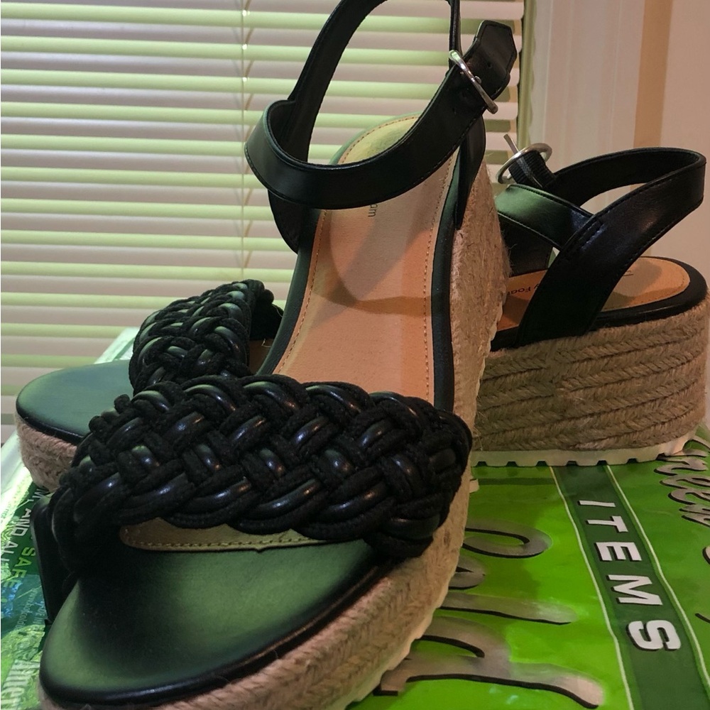 Wedge Sandals, Never Worn, Smoke Free Home